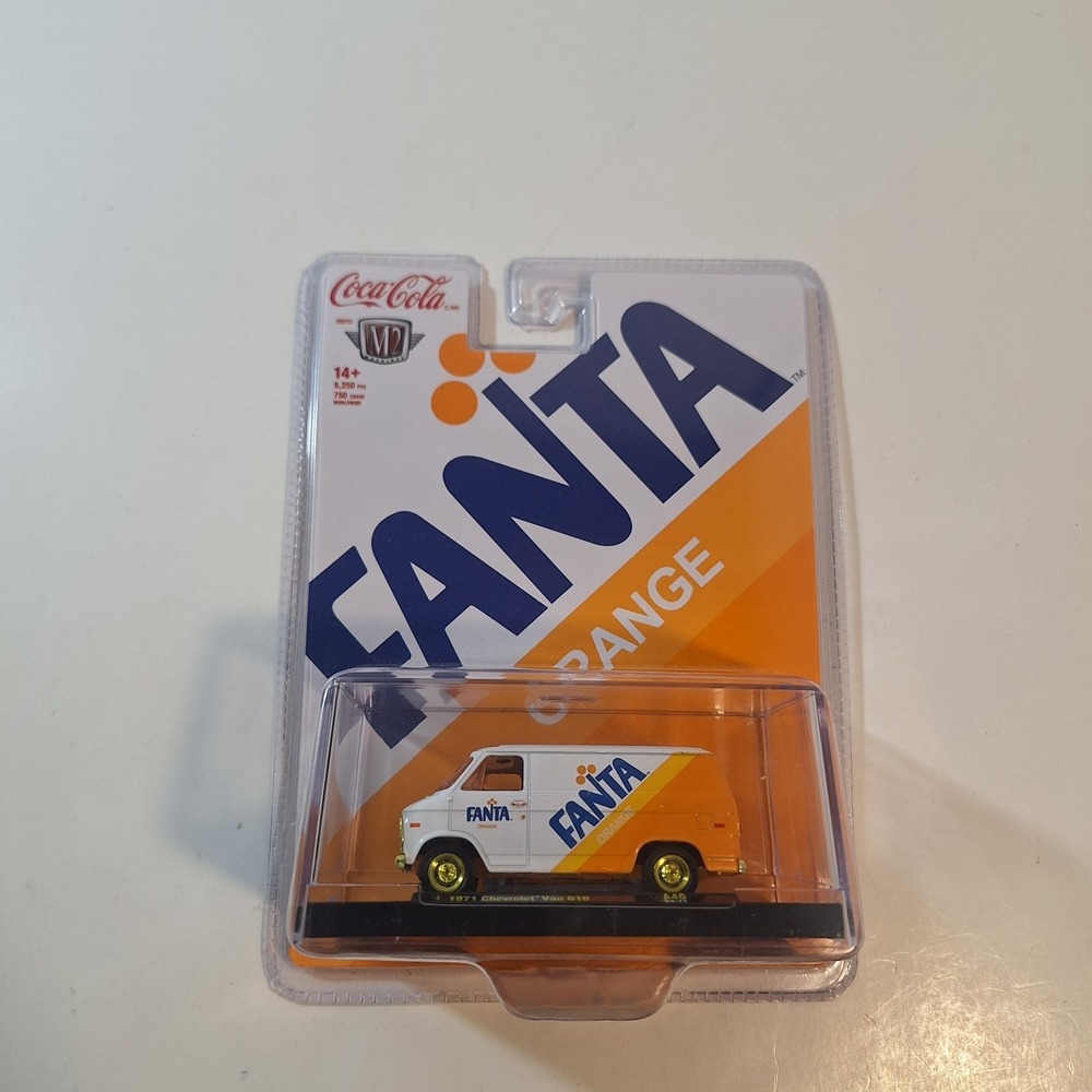 M2 Machines - 1971 Chevrolet Van G10 - 2024 Coke Fanta Orange CHASE -1/750